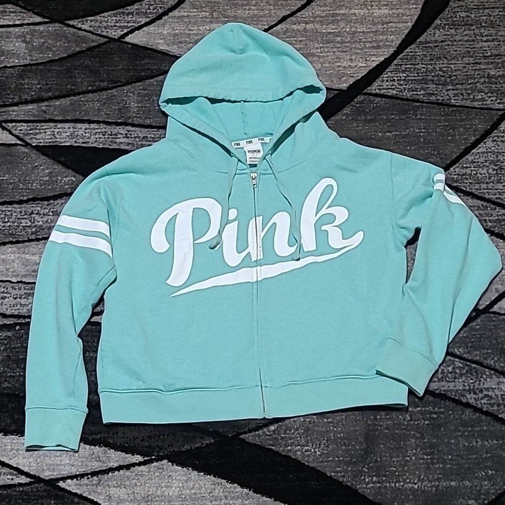 VS PINK 2014 FULL-ZIP HOODIE JACKET SHIRT PRICE FIRM